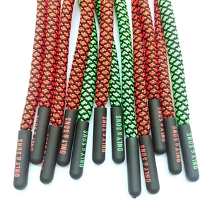 工厂彩色定制设计圆形拉绳绳，塑料端绳 - Product Image 4