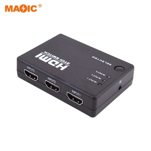 1080p 3 Port Hdmi Switch <strong>Splitter</strong> 3x1 3 <strong>Input</strong> <strong>1</strong> <strong>Output</strong> Hdmi <strong>Switcher</strong> for Home Theatre System Video Game Consoles