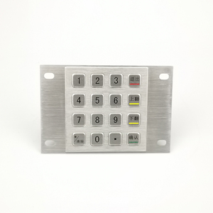 Factory Wholesale 4X4 Numeric Ttlock Nfc Access Control Ip68 Metal Keypad Wiegand with 16 <strong>keys</strong> - Product Image 1