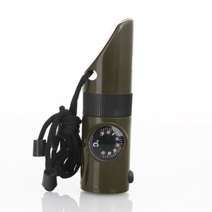 Ironoutdoor açık kamp pusula cankurtaran 7-in-1 çok fonksiyonlu cankurtaran pusula büyüteç Torch Therm Whistl - Product Image 1