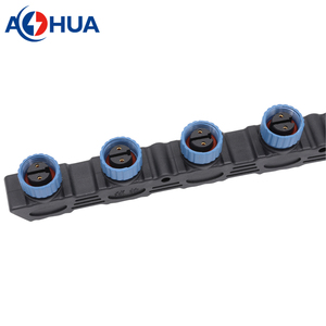 AOHUA 1 entrada 4 salida IP67 Controlador LED módulo de luz de calle macho hembra conectores de cable impermeables