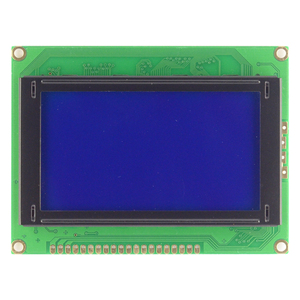Gráficos COB LCM 12864 Módulo 128*64 puntos matriz de puntos STN letras blancas sobre fondo azul Módulo LCD interfaz paralela mono - Product Image 1