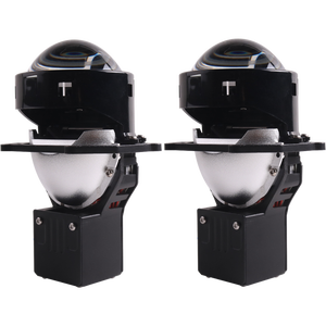 Sanvi A6L3.0インチバイLEDレーザーカーランプ74W6000Kヘッドライト、ハイビームレーザーレンズ互換性のあるさまざまな車種