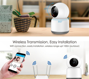 Security System <strong>IP</strong> <strong>Camera</strong> Kit CMOS Imaging Sensor Option Cloud Memory Card Data Night Vision <strong>Recording</strong> <strong>Function</strong> WiFi Recorder - Product Image 5