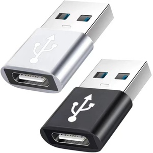 USB 2.0OTGコンバータアルミニウムオスタイプa-メスタイプCコネクタDC出力 - Product Image 1