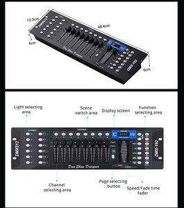 Cappello 16 canali dmx 512 controller fase dmx controllo illuminazione console 192 - Product Image 4