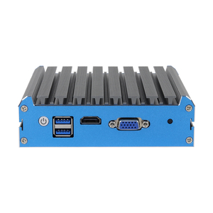 Celeron J4125 1u Barebone Pc 2.5G Gigabit LAN Card Router Firewall <strong>Networking</strong> Server Black USB Wireless SWITCH WIFI Status Power - Product Image 4