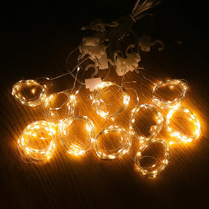 Custom USB LED natale filo di rame tenda a LED luci con ganci telecomando per illuminazione decorativa per la stanza
