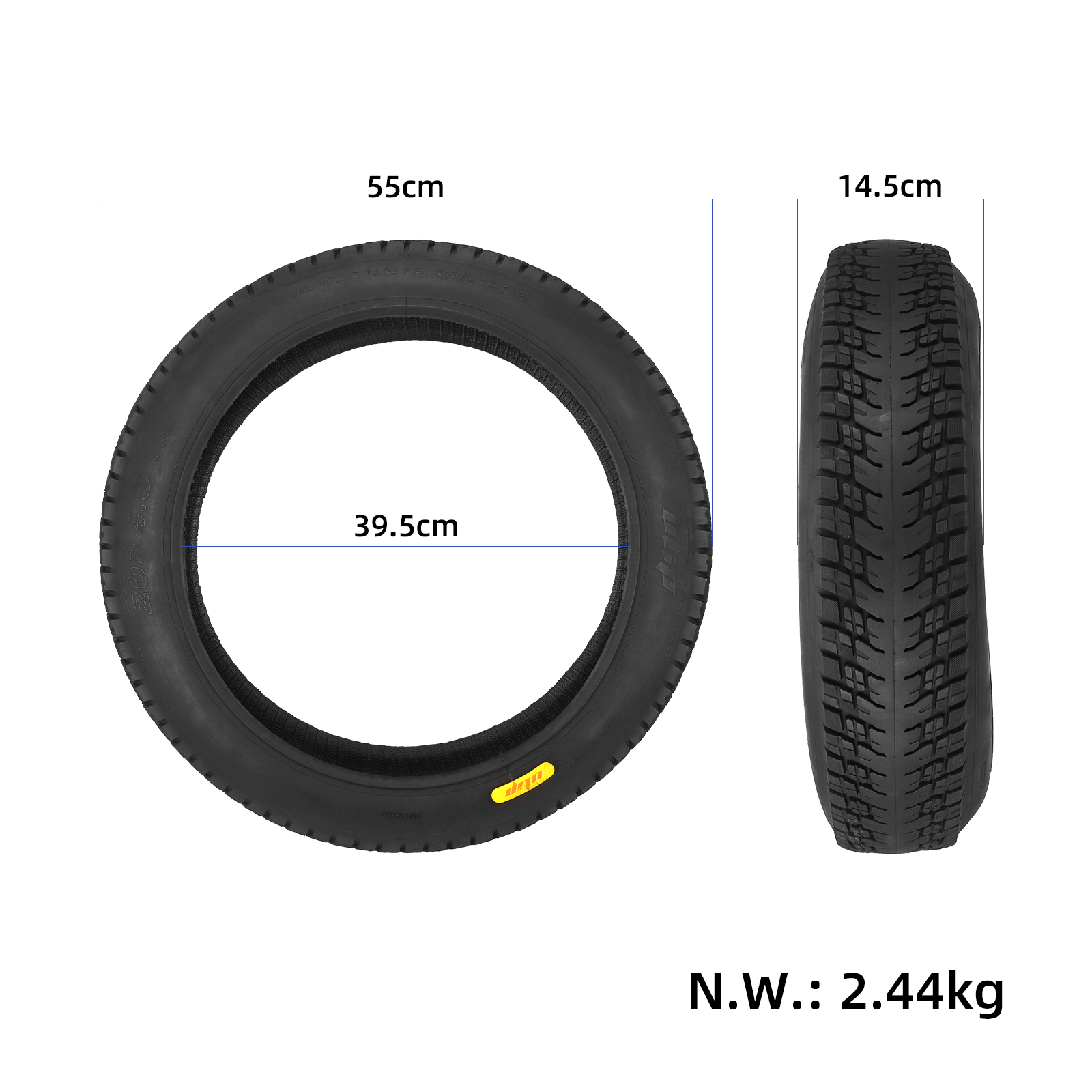 Ulip 20*4.0 FAT Road Tire HP250628104-1