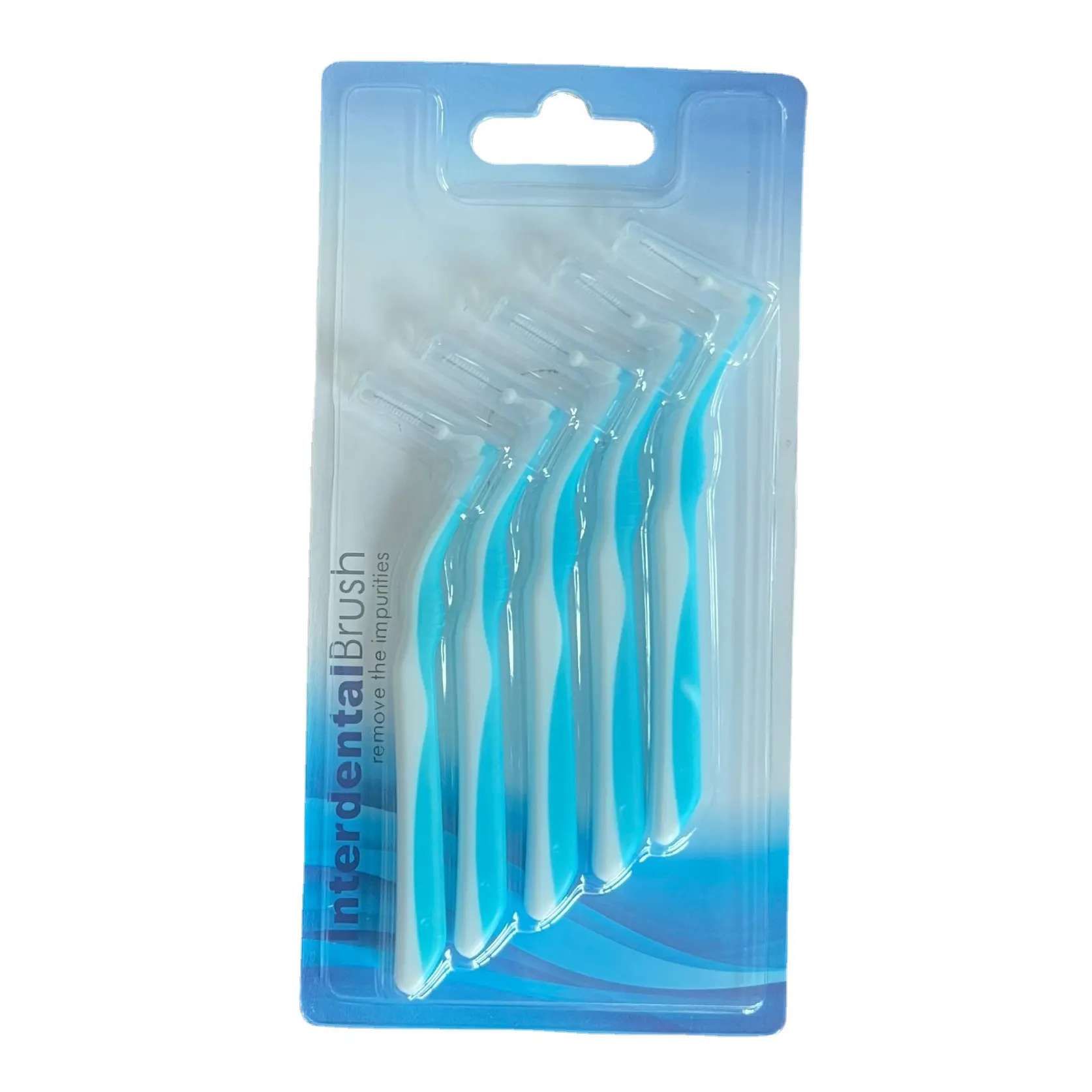 Limpieza de dientes palillo de dientes hilo dental en forma de L cuidado dental en el hogar interespacio dentadura interproximal cepillo interdental de ortodoncia