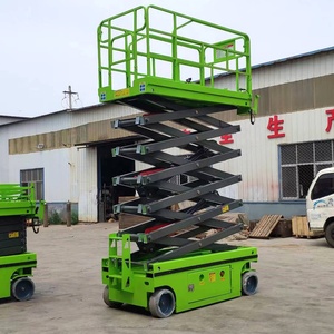 電動シザーリフトプラットフォーム4-1m油圧折りたたみ倉庫0.5-1T積載容量建材工場価格 - Product Image 3