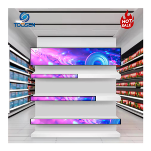 Toosen ชั้นวางป้ายดิจิทัลจอแสดงผล LED, P1.5ป้ายสัญลักษณ์ในร่มหน้าจอโฆษณาวิดีโอสำหรับร้านค้าปลีกซูเปอร์มาร์เก็ต - Product Image 1