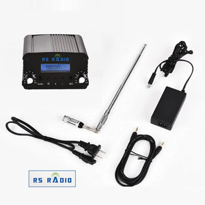 免费送货7w立体声液晶广播电台家庭无线音频系统7w调频发射机 - Product Image 6
