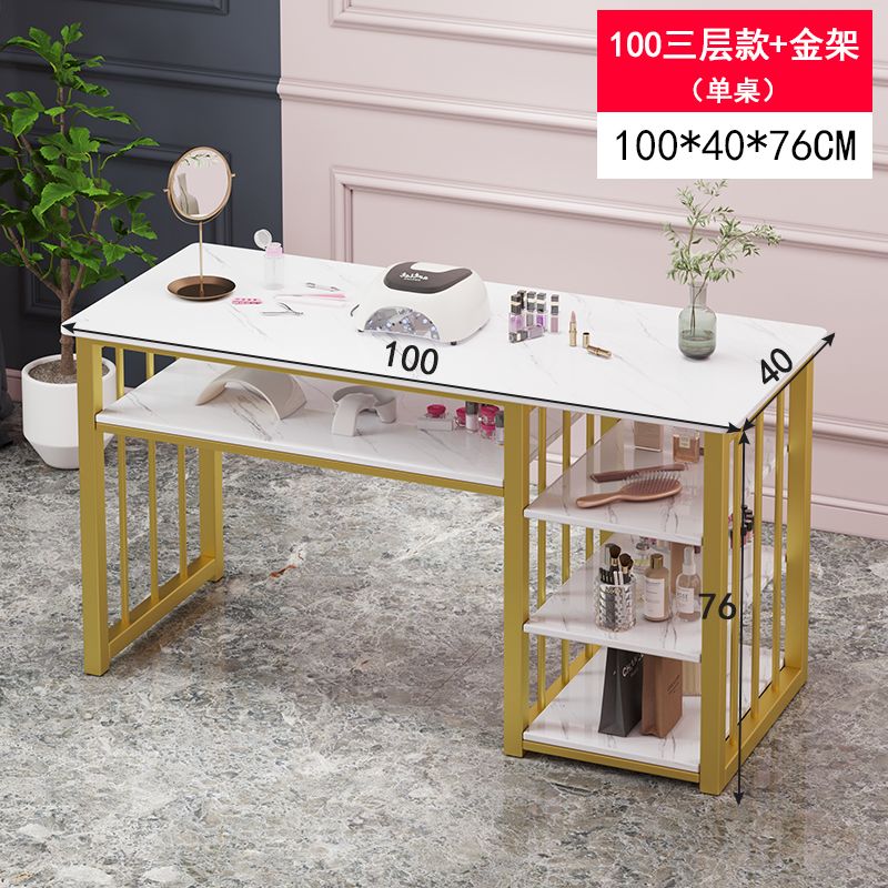 100cm marble color three-layer steel frame