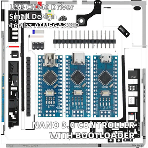 <span class=keywords><strong>Ch340</strong></span> trình điều khiển USB 16Mhz atmega328p USB Nano 3.0 ban phát triển bộ nạp khởi động tương thích với Nano điều khiển - Product Image 2
