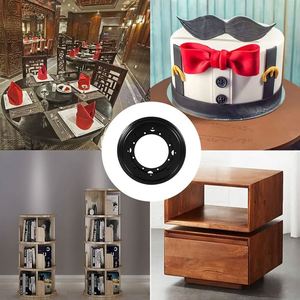 5,5 8 9 12 14 дюймов круглый поворотный стол с полными шарикоподшипниками поворотная пластина для столовой и гостиной ленивая тарелка Susan - Product Image 6