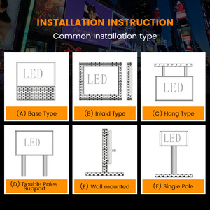 Dijital tabela ve ekranlar için yüksek yenileme su geçirmez RGB LED modülü 320x160mm P5 dış mekan LED ekran - Product Image 5