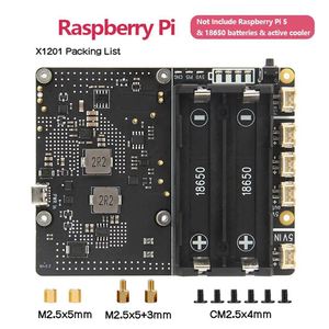 Raspberry Pi 5 18650 USV, X1201 V1.1 Power Management Board mit automatischem Einschalten für Pi 5
