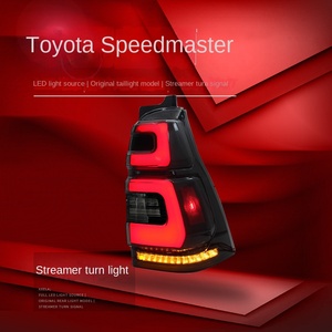 03-09 için 4Runner arka lamba donanımı modifiye LED sürüş işık akış dönüş sinyali yeni durum 12V kırmızı Lens kuyruk işık - Product Image 2