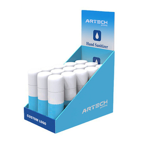 Caja de exhibición de papel de cartón para supermercado, Mostrador de punto de encimera con logotipo personalizado para tienda minorista - Product Image 5