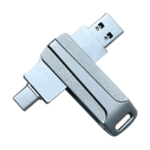 2 in 1 USB C แฟลชไดรฟ์ USB3.0 128GB 64GB SSD ใช้ได้ USB3.1ฮาร์ดดิสก์ภายนอกที่มี Type-C สำหรับแล็ปท็อปโทรศัพท์มือถือ - Product Image 1