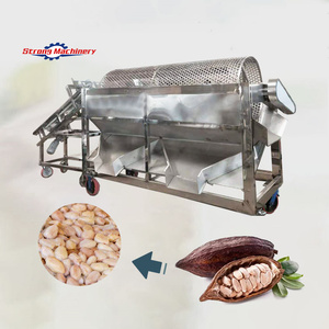 Máquina descascaradora de vainas frescas de cacao, máquina separadora de vainas de cacao verde, máquina recolectora de granos de cacao - Product Image 1