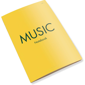 Commercio all'ingrosso libro di musica personalizzato Logo stampato taccuino per lo studente manoscritto carta/personale di carta/musicisti taccuino - Product Image 2