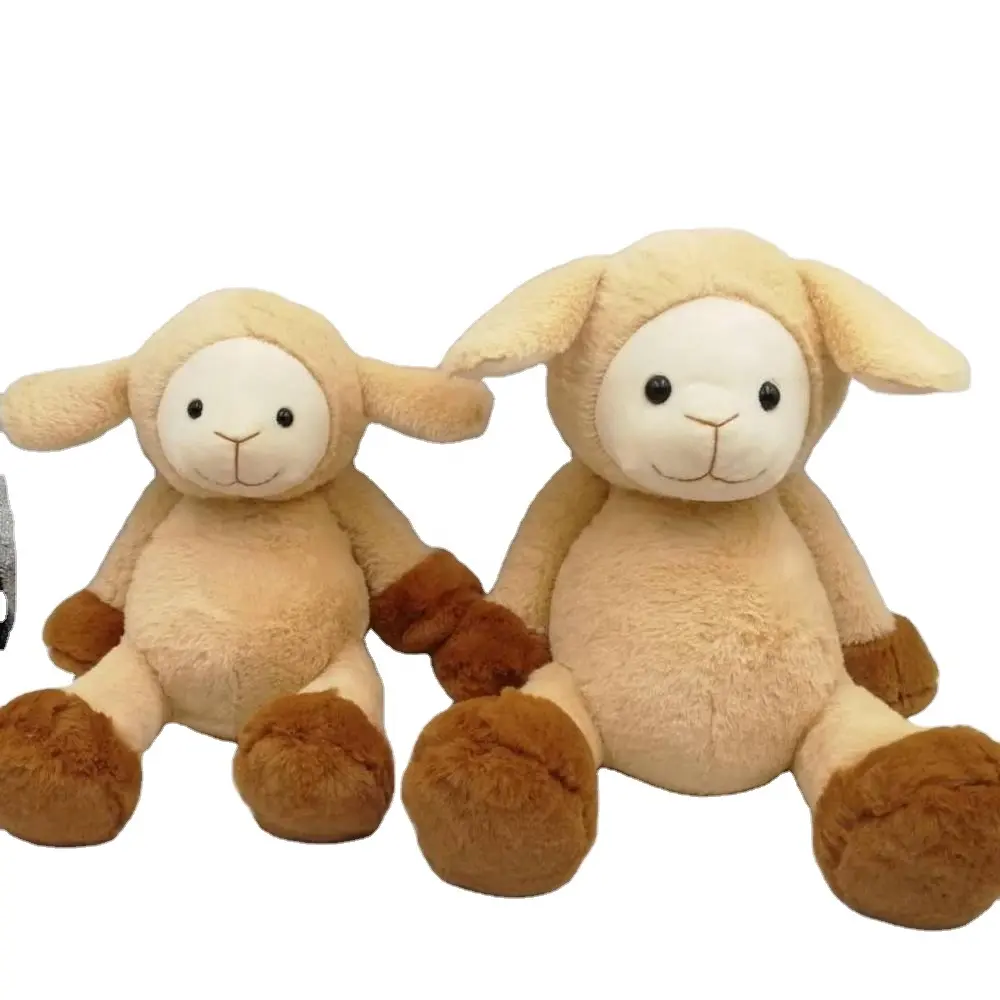 Vente en gros OEM/ODM de haute qualité 8.5 pouces mouton assis agneau peluche jouet bébé fille cadeau peluche douce jouets