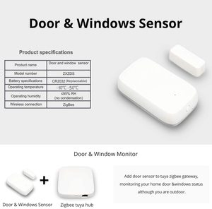 物联网报警系统无线WiFi PIR传感器车窗门传感器温湿度传感器图雅紫蜂智能家庭网关 - Product Image 4