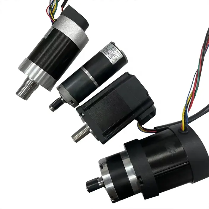 Motor eléctrico de CC sin escobillas, Motor BLDC personalizable, tamaño 28mm-130mm, buena calidad, 12v, 24v, 36v, 48v, 50w, 100w, 200w, 300w, 500w