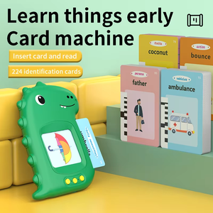 Educational Talking <strong>Flash</strong> Cards Factory Wholesale Cartoon crocodile Style Learning Machine with Charged Cable Kids <strong>Flash</strong> Card - Product Image 3