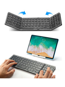 Foldable Wireless <strong>Keyboard</strong> for <strong>Android</strong>, Windows, IOS Tablet Smartphone Laptop Portable Magnetic <strong>Keyboard</strong> - Product Image 3