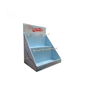 Espositore da banco in cartone con ganci Custom PDQ supermercato espositore alimentare per negozi al dettaglio piccole imprese - Product Image 4