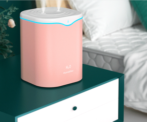 USB Air Humidifier 2L Double <strong>Nozzle</strong> Humidifier <strong>Diffuser</strong> With Colored LED Light Heavy Fog Ultrasonic <strong>Diffuser</strong> Essential Oil - Product Image 3