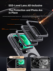 Kaou Ốp lưng điện thoại TPU từ tính siêu mỏng mờ kinh doanh có sạc không dây Xiaomi17 Pro Max/15 bảo hiểm siêu đầy đủ chống sốc - Product Image 4