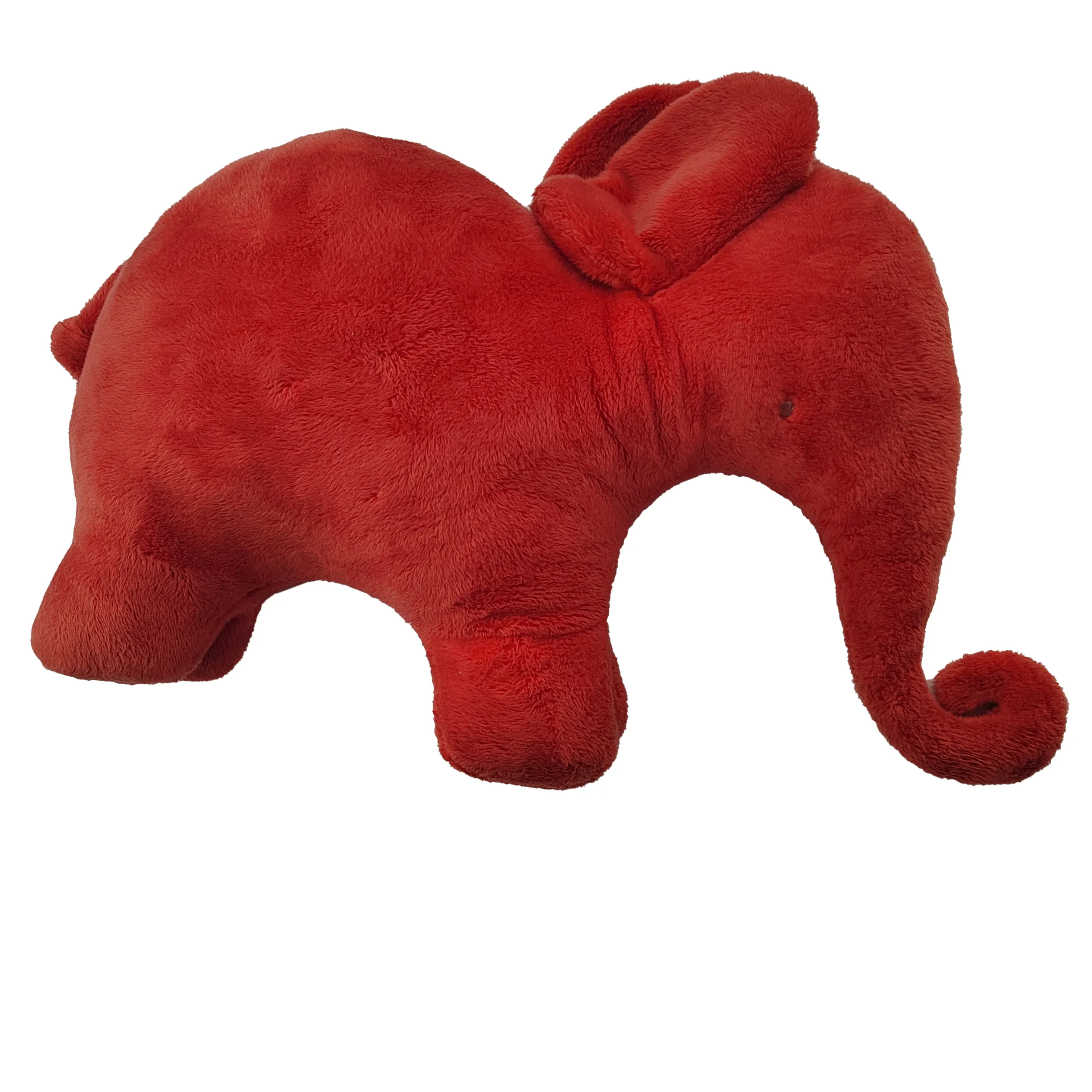 Mainan boneka beruang merah lucu ukuran besar lembut dapat diisi dengan bayi mainan boneka hewan antihilang