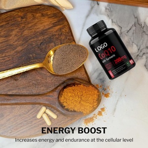 OEM Coenzyme Q10 Capsules avec Extrait de Curcuma Vegan Ubiquinol Supplément Adulte Ubiquinol Q10 Pilules - Product Image 5