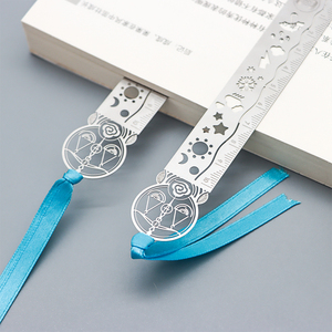 <strong>Custom</strong> <strong>Etching</strong> Stainless Steel Drawing <strong>Stencils</strong> Metal Ruler Graffiti Bookmark Template Metal Planner Ruler with Scale
