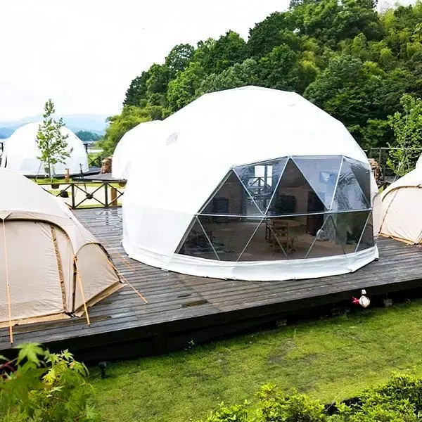 Tenda Luar Ruangan Mewah, Tenda Besar Jernih, Tenda Igloo, Bingkai Besar, Anti Air, Melar, Pesta, Gym, Tenda Dome, untuk Acara, Pesta, Luar Ruangan, 20M 30M