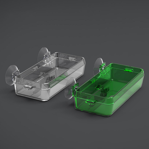 Plastik anti-kaçış gıda su çanak kase lavabo Chameleons s sürüngen vantuz besleyici için temel Pet bukalemun kertenkele - Product Image 2