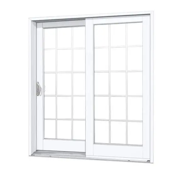 Plastic Balcony PVC Sliding Doors Frameless UPVC Sliding Door Interior PVC Patio Sliding Door