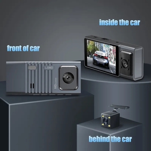 3 <strong>Channel</strong> Car Dash Cam 3&quot; LCD Display HD Night Vision Black Box <strong>Vehicle</strong> Tools Parking Monitoring for Traffic Recording - Product Image 2