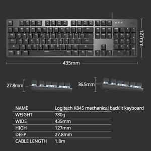 Logitech K845 TTC MX Wired Gaming Mechanical Ergonomic Design <strong>Keyboard</strong> Backlight Gaming <strong>Keyboard</strong> for Computer Usb RGB 3 <strong>Keys</strong> - Product Image 4