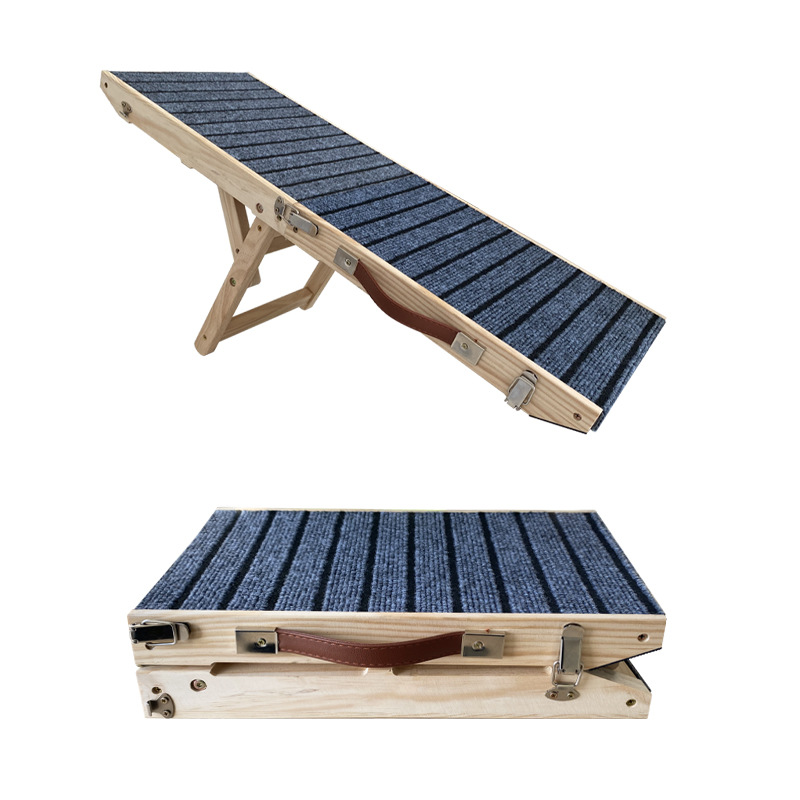 Folding dog ladder