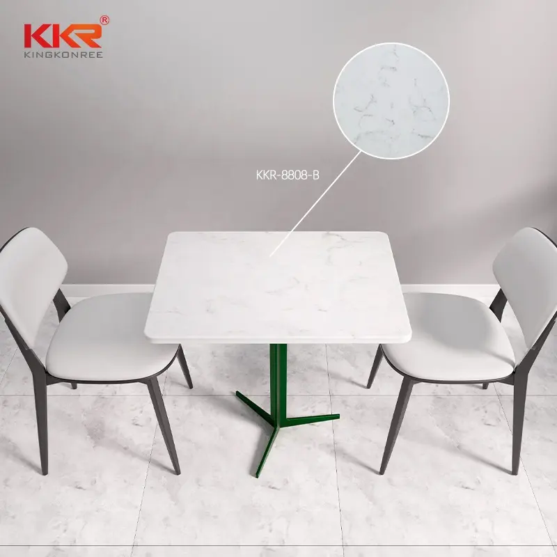 Piano del tavolo e piano di lavoro indipendenti su misura della superficie solida dell'azienda KKR