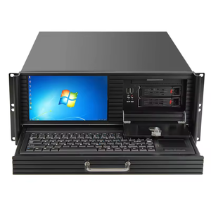 ¡Hot Swap 2-Bay 4U Servidor Chasis Bloqueable Plástico Industrial PC ATX Ordenador 4U con Pantalla LCD HD y 3,5 \ "HDD en Stock! - Product Image 1