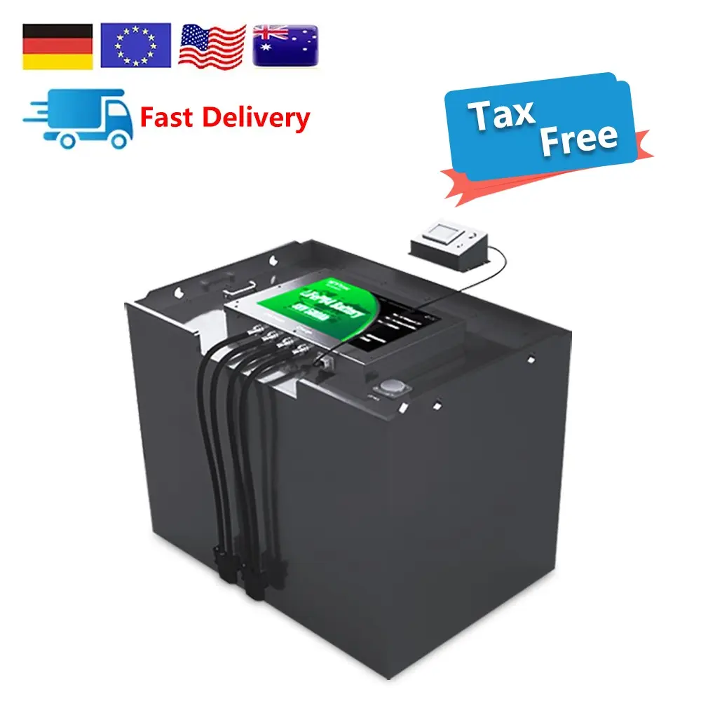 CoPow Schlussverkauf Großhandel Gabelstaplerpreise Batterie Regeneration Lithium-Ionen-Batterie 24 V Gabelstapler-Batterie