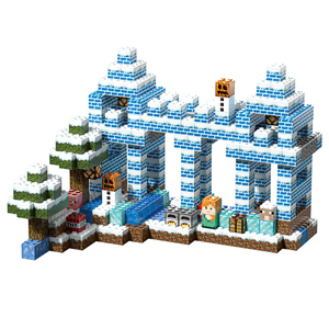 Juego de bloques de construcción compatibles innovadores, cubos cuadrados DIY de 1,6 cm para juegos creativos de niños, patrón personalizable de estilo Minecraft - Product Image 5