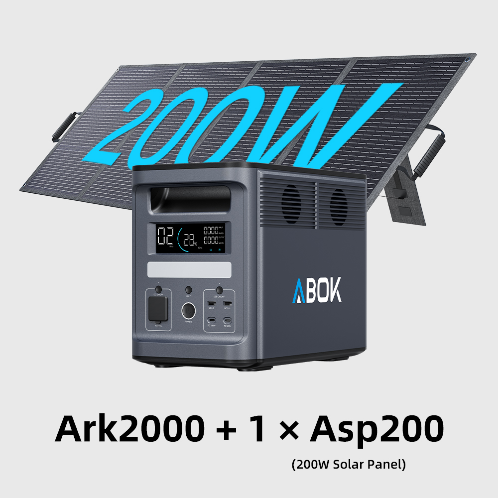 Ark2000 + 1 panel solar de 200W