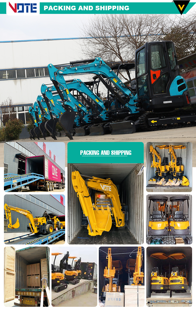 Mini excavator 4 ton weight CE micro excavators crawler digger sell small digger prices China digger safety index high